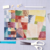 Motif aus Hammamet von Paul Klee, Abstrakte Kunst Seidenpapier (Handwerk)