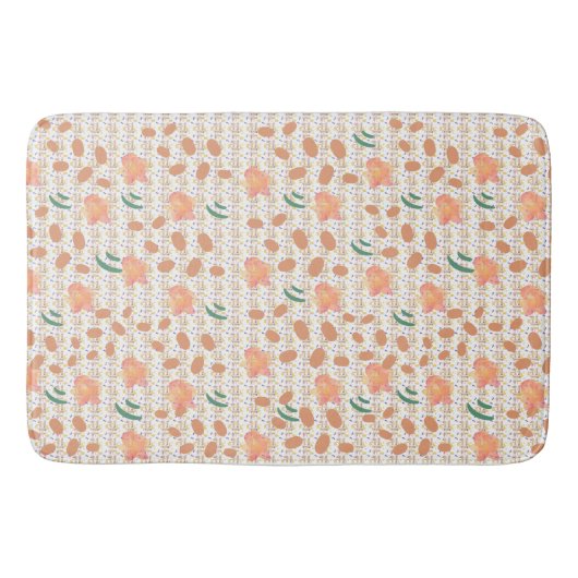 Motif Caramel Beads Bath Mat Badematte (Vorderseite)