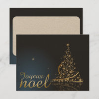 Motif de Noël bleu avec arbre de Noël doré