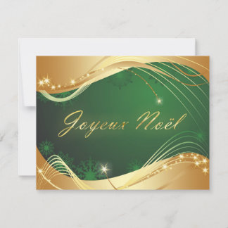 Motif de Noël oder avec fond vert Einladung