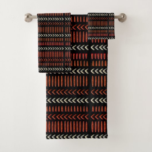 Motif Design der afrozentrischen Linie Badhandtuch Set (Insitu)