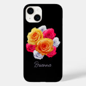 Motif-Fall für personalisierte blühende Rose Case-Mate iPhone Hülle (Rückseite)