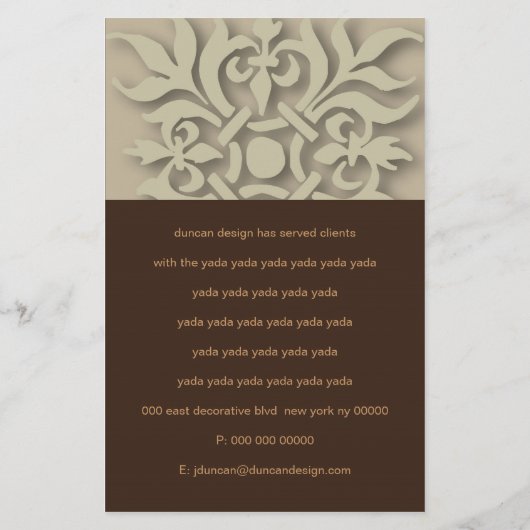 Motif-Flyer Flyer (Hinten)