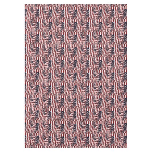 Motif für die abstrakte Blaue Flagge Tischdecke (Vorderseite)