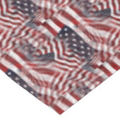 Motif für die abstrakte Blaue Flagge Tischdecke (Schrägansicht)