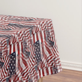 Motif für die abstrakte Blaue Flagge Tischdecke