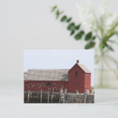 Motif Number 1 - Red Lobster Shack - Rockport, MA Postkarte (Stehend Vorderseite)