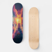 Motif of an epic red sunset skateboard (Vorderseite)