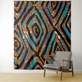 Motif Print Wandteppich