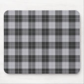 Motif tartan simple en gris mousepad (Vorne)