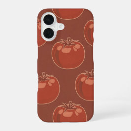 Motif Vintage aux Tomates Entières iPhone 16 Hülle
