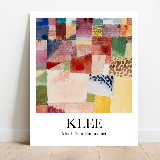 Motif von Hammamet von Paul Klee Poster