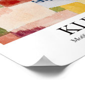 Motif von Hammamet von Paul Klee Poster (Ecke)