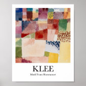 Motif von Hammamet von Paul Klee Poster (Vorne)