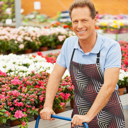 Motif Zigzag Schürze