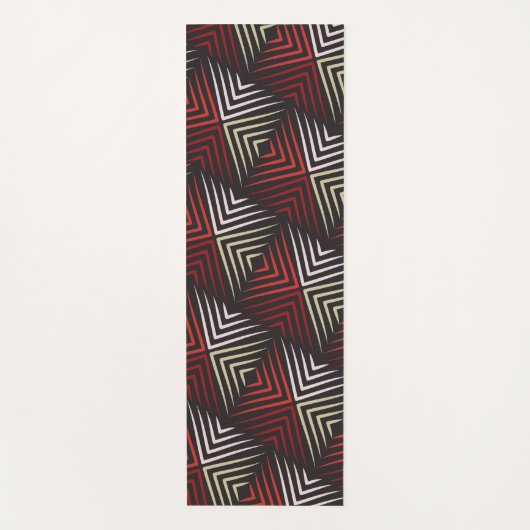 Motif Zigzag Yogamatte (Vorderseite)