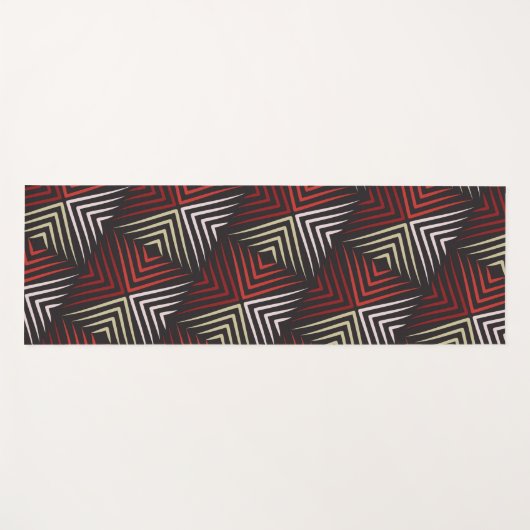 Motif Zigzag Yogamatte (Vorderseite (Horizontal))