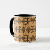 Motifs de la poteries kabyle Amazigh Tasse (Vorderseite Links)