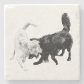 Motion Between Friends Steinuntersetzer (Vorderseite)