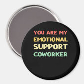 Motion Help Coworker Trending Meme Magnet (Vorderseite/Rückseite)
