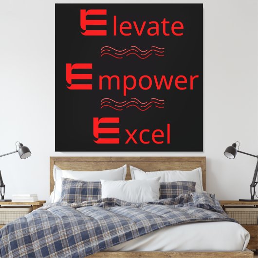 Motiovation Stretched Canvas Print Leinwanddruck (Insitu (Schlafzimmer))