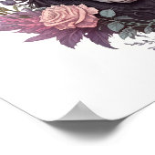 Motiv: Creepy Baphomet with Flowers Poster (Ecke)