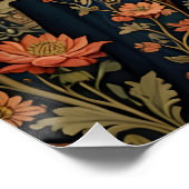 Motiv: Dame im Mittelaltergarten der Renaissance Poster (Ecke)