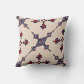 Motiv des persischen Teppichs Kissen (Rückseite)