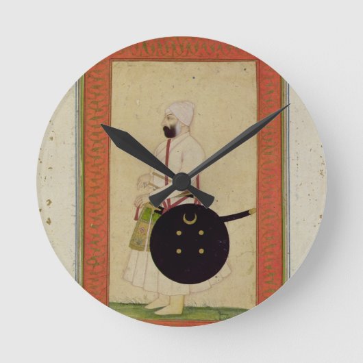 Motiv: Dilir Khan, c.1760, from the Large Cli Runde Wanduhr (Vorderseite)