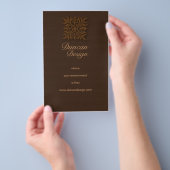Motiv-Flugblatt Flyer (Handgriff)