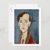 Motiv: Franz Hellens, 1919 (Oil on Canvas) Postkarte (Vorne/Hinten)