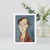 Motiv: Franz Hellens, 1919 (Oil on Canvas) Postkarte (Stehend Vorderseite)