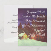 Motiv für das Weihnachtswinters Wunderland (Vorne/Hinten)