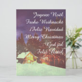 Motiv für das Weihnachtswinters Wunderland (Stehend Vorderseite)