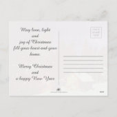 Motiv für das Weihnachtswinters Wunderland Feiertagspostkarte (Rückseite)