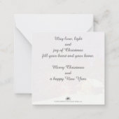 Motiv für das Weihnachtswinters Wunderland Mitteilungskarte (Rückseite)