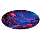 Motiv für die Pilzforst-Nacht Schneidebrett (Ecke)