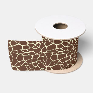 Motiv Giraffenhaut Satinband