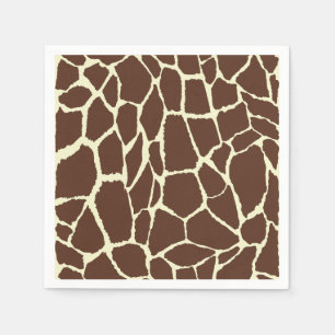 Motiv Giraffenhaut Serviette