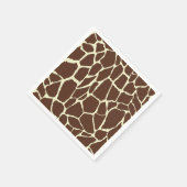 Motiv Giraffenhaut Serviette (Ecke)