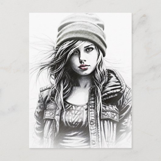 Motiv: Grunge Postkarte (Vorderseite)