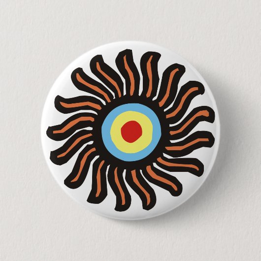 Motiv Indianer theme native american Button (Vorderseite)