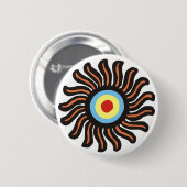 Motiv Indianer theme native american Button (Vorne & Hinten)