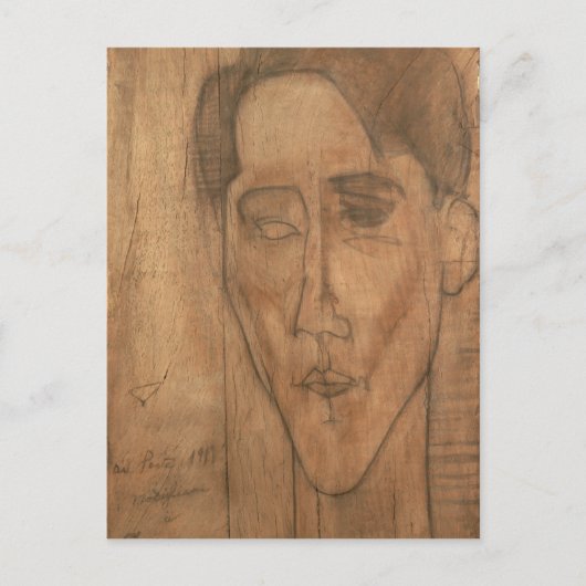 Motiv: Jean Cocteau (1889-1963) 1917 (Pencil Postkarte (Vorderseite)