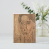 Motiv: Jean Cocteau (1889-1963) 1917 (Pencil Postkarte (Stehend Vorderseite)