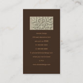 Motiv-Karten Visitenkarte (Rückseite)