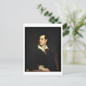 Motiv: Lord Byron (1788-1824) (Oil on Canvas) Postkarte (Stehend Vorderseite)