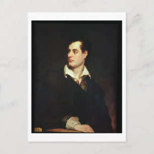 Motiv: Lord Byron (1788-1824) (Oil on Canvas) Postkarte