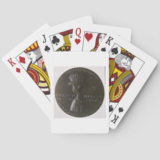 Motiv: Medal depicting Gianfrancesco Gonzaga (13 Spielkarten (Rückseite)