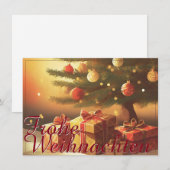 Motiv, mit Geschenken unterm Weihnachtsbaum 37016 (Vorne/Hinten)